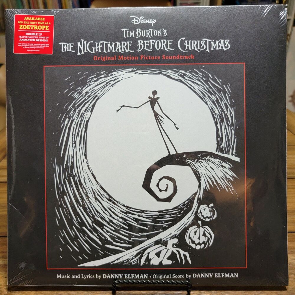 VINYL Tim Burton's Nightmare Before Christmas by Danny Elfman 2 LT. ED. LP NEW